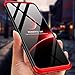 UNIYA Huawei Mate 20 Lite Case, 3 in 1 Hard PC 360 Degree Shockproof Protective Case Cover (Rose Gold)