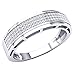 Dazzlingrock Collection 0.25 Carat (Ctw) 10K Gold Round White Diamond Men's Hip Hop Anniversary Wedding Band 1/4 CT