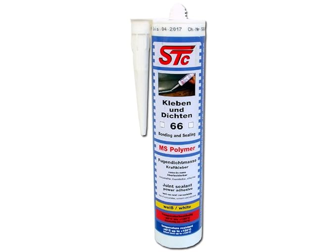 PETEC Colla Universale Forte – Adesivo E Sigillante In Cartuccia 290 Ml – Per Metallo, Plastica, Legno, Vetro – 94229 - 4