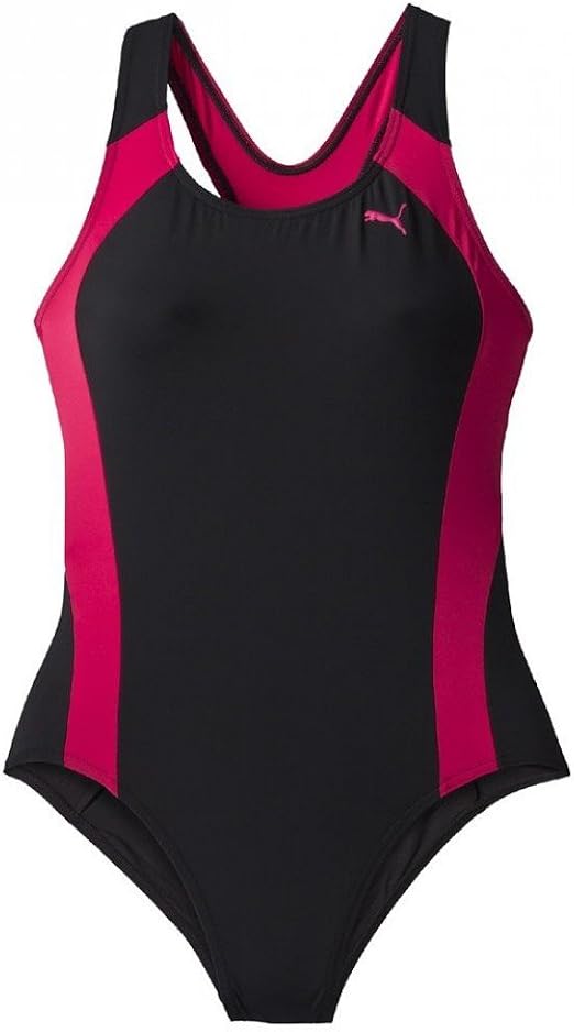 Puma Damen Badeanzug Active Cat Logo: Amazon.de: Bekleidung