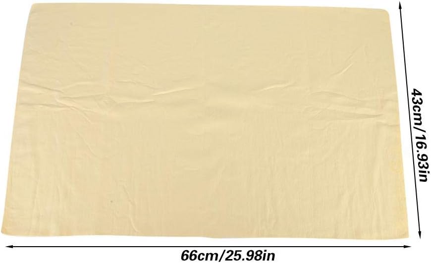 GOTOTOP Chamois Cloth for Pet Dogs Cats Pet Soft Bath Shower Towel Super Absorbent Drying Clean Towel for Car Hair Furniture(Yellow) - Image 4
