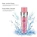 Bikini Trimmer, 4 in 1 Women Shaver Eyebrow Trimmer Nose Trimmer Battery Operated Bikini Grooming Kit Mini Portable Design Women Groomer Kit for Bikini Area/Armpit/Arm/Leg (Pink)