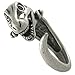 Ellenviva T-Rex Dinosaur Adjustable Animal Wrap Ring Vintage Silver Tone