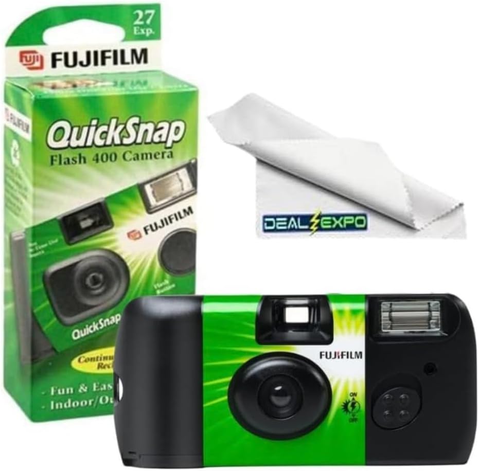 Fujifilm QuickSnap Flash 400 One-Time-Use Camera (1-Pack)