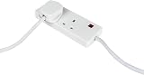 Status 2 Socket Extension Lead with Neon Indicator 6m 13A White S2W6MS8 view 3
