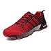 J-Fashion Men Comfortable Breathable Fly Weave Sneakers Lace-up Lightweight Walking Running Shoes
