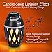 Pyle Portable Bluetooth Speaker with Candle Style LED Lamp Night Light - Marine Grade Waterproof and Splash Proof Wireless Stereo Boombox for Apple iPhone, Samsung Galaxy and Other Devices - PLEDFSP18