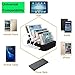 InkoTimes 5-Port USB Charging Station, Detachable Charging Station Dock for Android / iPhone / iPad / Cell Phones and Tablets