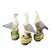 Danmu 3pcs Mini Resin Seagulls Miniature Plant Pots Bonsai Craft Micro Landscape DIY Decor