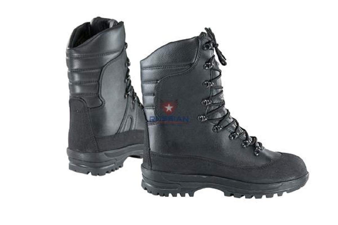 Russian Army VKPO (VKBO) Leather Winter Boots Black