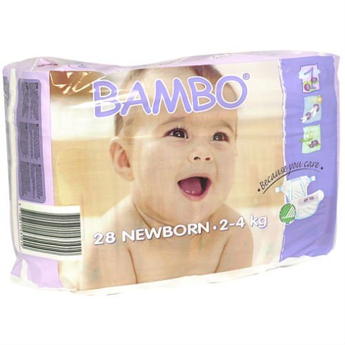 (2 Pack) - Beaming Baby - Bambo Newborn Nappies | 28'spack | 2 PACK BUNDLE