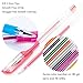 TANMIT Glitter Gel Pens, Glitter Pen with Case for Adults Coloring Books, Artist Colored Gel Markers with 40% More Ink for Drawing Scraobooking Writing Doodling