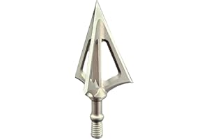 G5 OUTDOORS G5 Montec Fixed 3-Blade Broadheads | 3-Pack | 85/100/125 Grains | Razor Sharp 1-Piece Construction | Screw in | Compound & Recurve Compatible