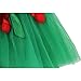 Jastore Girls Layered Party Birthday Tutu Skirt Dance Princess Ballet Dress Green for 2-8 Years