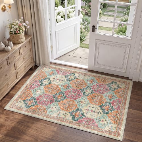 Boho Oriental Trellis Area Rug