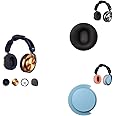 Dyson Bundle OnTrac™ Over Ear Wireless Headphones in CNC Copper with Dark Iron Ear Cushions + Ceramic Blue Ear Caps - Noise Cancelling, Up to 55 Hours Battery Life(2), Customizable
