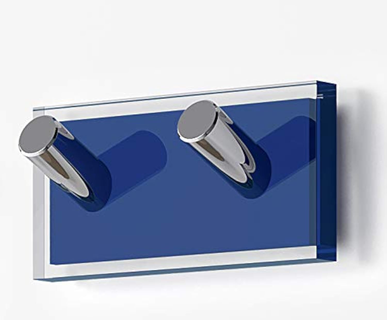 Gedy Rainbow Hanger, Thermoplastic Resins, Transparent Blue,Double