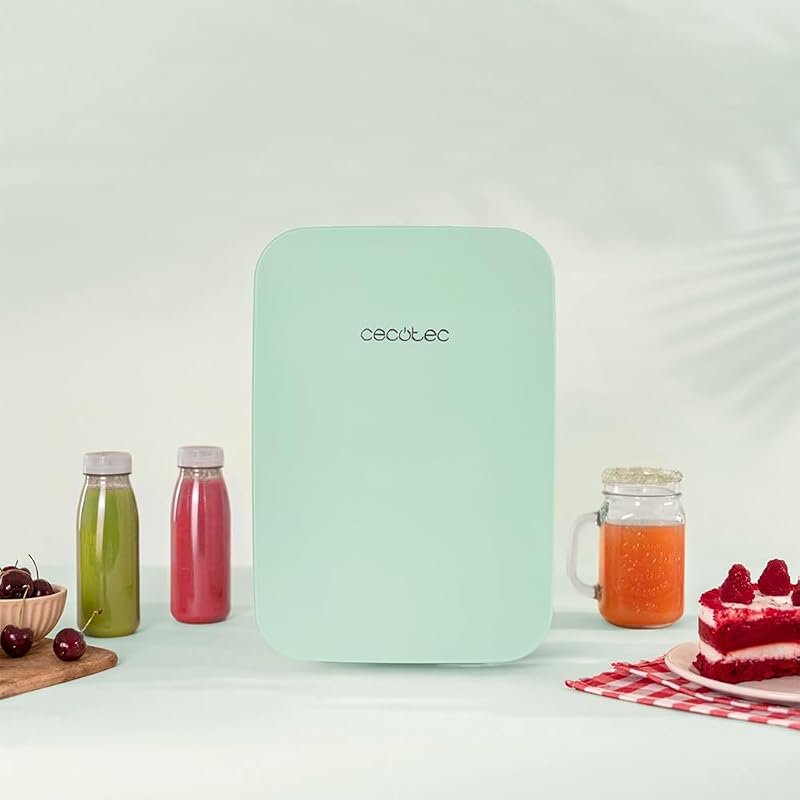 Frigorifero Piccolo Bolero MiniCooling 10L Bahamas Rosa. Capacità 10L. Funzionamento 12-220V. Compatibile con Auto e Roulotte. Funzione Freddo e Caldo. Temperatura Regolabile da 7°C a 65°C