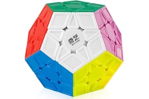 Willking Megaminx Speed Cube, Stickerless 3x3x3 Pentagonal Dodecahedron Magic Cube Puzzle