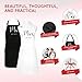 Prazoli Products Mr Mrs Est 2019 Apron Set - Engagement & Wedding Gifts Aprons For Women | Bridal Shower Or Couple Anniversary Cooking Gift | The Funny Kitchen