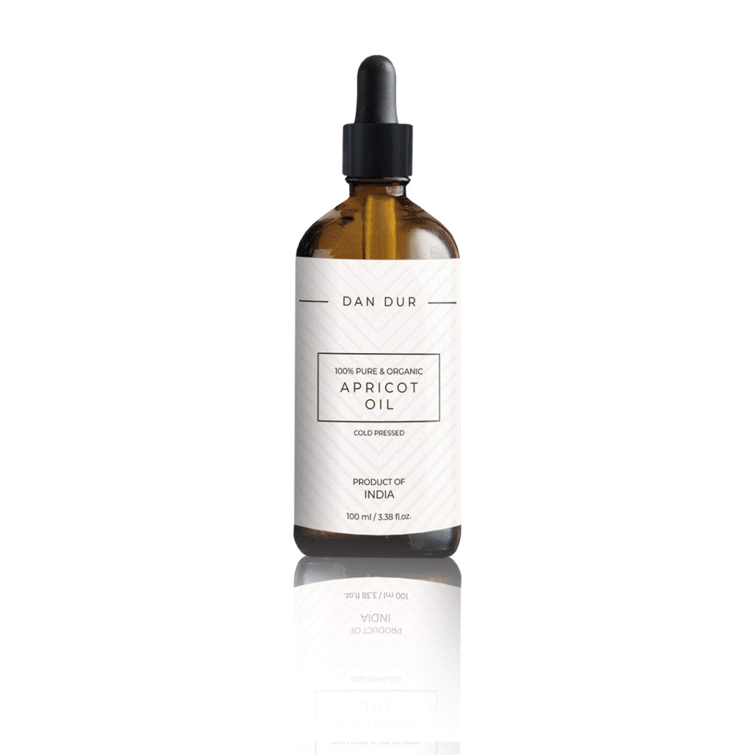 100% Pure Organic Apricot Oil by Dan-Dur, BIO, Cold Pressed, Extra Virgin, Multi-Purpose Treatment, HAIR GROWTH, SOURCE OF NUTRIENTS (50 ml)