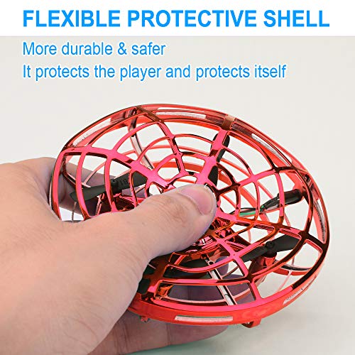 image for SUUKAA UFO Flying Ball Toys, Hand-Controlled Mini Drone, Infrared Sens