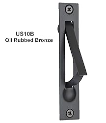 QCAA Solid Brass Edge Pull, 4", ORB Oil Rubbed