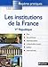INSTITUTIONS DE LA FRANCE (Repères pratiques) (French Edition) by 