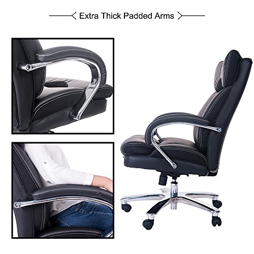 Merax-Deluxe-Series-Big-and-Thick-Padded-Heavy-Duty-Office-Chair-with-Big-Steady-Base-Black