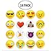 Emoji Fridge Magnets for Kitchen Refrigerator - Funny Emoji Magnets for Dry Erase, Office Whiteboard, Kids Locker Door Decorations - Magnetic Accessories,Supplies, 16pc Set