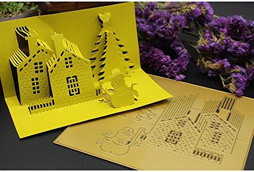 Jia Jia Trade Mould Cutting Dies Creative Metal Template Die Stencil Metal Template Mould Stencil Multi-Style Cut Dies for DIY Scrapbook Album Paper Card (Style-1)