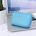 Zepthus Universal Carrying Travel Case Travel Electronics Organizer For USB Cable, Flash Drive, Headphone (Blue)