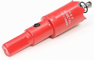 HOME COMPOSER 18mm Holes Saw Bi-Metal HSS Wood Plastic Drill Bit Hex Shank