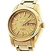 Seiko 5 #SYMK20 Women's Gold Tone Stainless Steel Gold Dial Automatic Watch