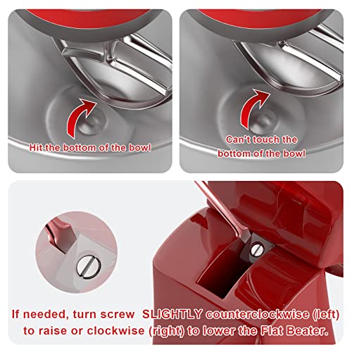 Stainless Steel Beaters for Kitchenaid Stand Mixer, 4.55Qt TiltHead