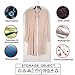 Dress Bags for Hanging Clothes 24'' x 54'' Long Dress Hanging Garment Bag White Breathable Garment Bags for Hanging Clothes Full Zipper Dust Cover for Storage Closet Pack of 6