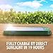 2600mAh Portable Solar Phone Charger and External Battery Pack with 1.5A USB Charging Port by ReVIVE - Works with Samsung Galaxy S8, iPhone 7, HTC One M9, Motorola Droid Turbo, & More USB Devices