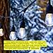 Brightech Ambience Pro LED String Lights - 48 Ft Commercial Grade Patio Lights Outdoor Waterproof - Heavy Duty Porch String Lights for Backyard, Christmas - Dimmable Vintage Edison 1W 15 Bulbs,