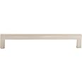Top Knobs M1155 Nouveau III 6-5/16" Square Bar Pull, Brushed Satin Nickel