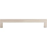 Top Knobs M1155 Nouveau III 6-5/16" Square Bar Pull, Brushed Satin Nickel