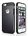 iPhone 6S Case,iPhone 6 Case,Geminiman[Flexible TPU Bumper&Hard Solid PC Shell Back] Hybrid Dual Layer Slim Fit Heavy Duty Protection Cover for iPhone 6S 6 4.7 Inch-Black