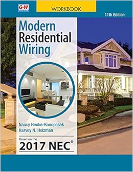 Modern Residential Wiring (Workbook): Henke-Konopasek, Nancy, Holzman