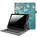 Fintie Case for iPad 4th Generation/iPad 3rd Gen (2012 Model), iPad 2 (2011 Model) 9.7 inch Tablet - [Corner Protection] Multi-Angle Viewing Smart Cover w/Pocket Auto Sleep/Wake, Blossom