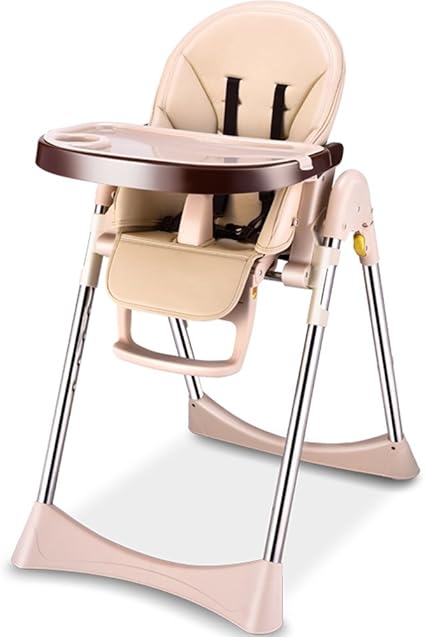 Amazon ベビーチェア ハイチェア ローチェア お食事椅子 5階段リクライニング 高さ7階段に調節でき ベージュ色 ハイチェア ベビー マタニティ 通販