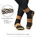MELERIO Copper Compression Socks Men Women 4 Pairs 15-20 mmhg Comfortable Circulation for Edema Varicose Veins and Anti-Fatigue