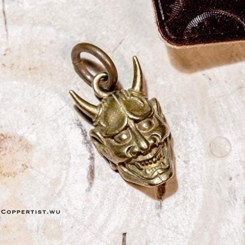 Best Quality - Key Chains - Brass Japanese Hannya Ghosts and Monsters Metal Key Chains Accessory Jewelry Key Chains Holder Men Keychain - by PPL88-1 PCs