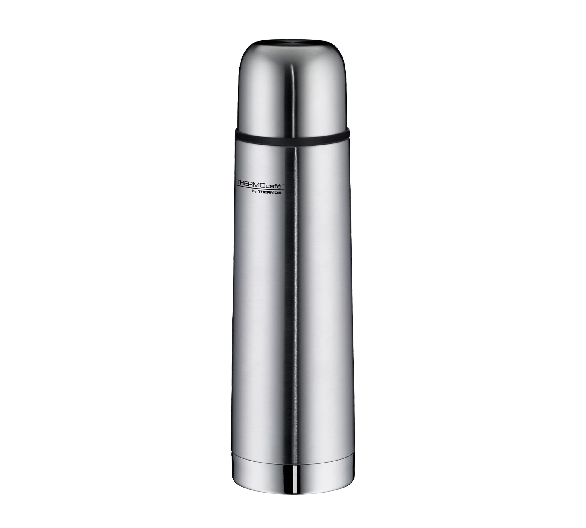 ThermoCafé Everyday 4058.205.050 Thermos Flask Stainless Steel Matt 500 ml Insulated Flask with Drinking Cup Leak-Proof Thermos Flask Keeps Hot for 12 Hours Cold for 24 Hours BPA-