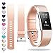 ZEROFIRE Compatible for Fitbit Charge 2, Replacement Adjustable Sport Bands for Charge 2 Heart Rate Fitness Wristbands, Women Men, Small and Large