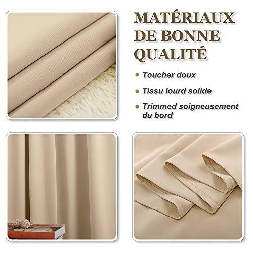 5 PONY+DANCE+Beige+Blackout+Curtains