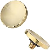 Haoge 12mm Copper Shutter Release Button for Fujifilm X-E5 GFX100RF XT5 XT50 X100V X100VI X-Pro3 Nikon Zf DF and Leica D-LUX 8 q3 M10 M-11 Sony RX1R III Concave Surfacel,New Version: Diameter 12mm